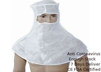 Cina Medical Over Shoulder Surgery Penutup Kepala, Cleanroom Beard Covers Non Woven pemasok