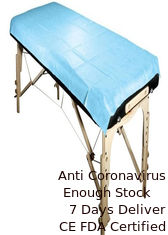 Cina Kedap Disposable Bed Cover Roll Ringan Anti Statis Untuk Klinik Rumah Sakit pemasok