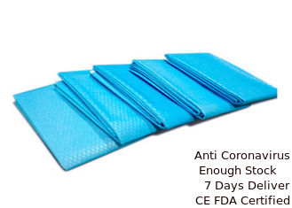 Cina Double Layer Veterinary Cloth Bedah Drapes Penyerap Ramah Lingkungan Non Iritasi pemasok