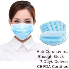 Cina Masker Wajah Non Woven Nyaman Sekali Pakai, Masker Wajah Higienis Untuk Pekerja pemasok