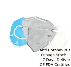 Cina Vertikal Lipat Datar Lipat Masker FFP2 Non Woven Masker Anti Debu Sekali Pakai pemasok