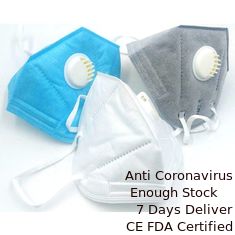 Cina Anti Dust FFP2 Masker Debu Lipat Dengan Katup Kapasitas Filtrasi Tinggi pemasok