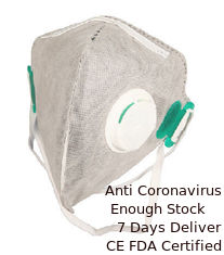 Cina 4 Lapisan Masker Respirator FFP2 Warna Abu-abu Non Merangsang Dengan Karbon Aktif pemasok