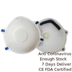 Cina Penggunaan Pribadi Respirator Debu Non Woven Masker Piala Desain Dengan Valve OEM Diterima pemasok