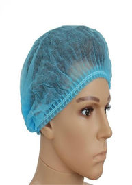 Laboratorium Perawat Scrub Caps Sekali Pakai Dengan Tali Elastis Ganda Ramah Kulit pemasok