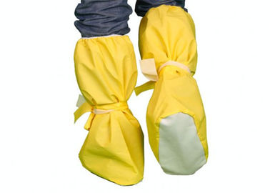 Sepatu Rumah Sakit Non Woven, Penutup Sepatu Luar Sekali Pakai PVC Bertitik pemasok