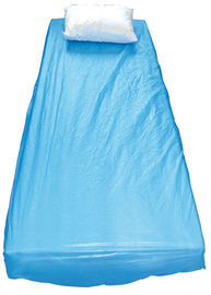 Bed Cover Disposable Ramah Kulit Meliputi Cairan Tahan Dengan Garis Berlubang pemasok