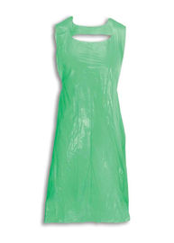 Celemek Plastik Sekali Pakai Lembut, Permukaan Timbul Apron Pakai Non Woven pemasok