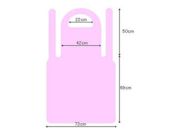 Acid Proof Eco Friendly Pakai Celemek Nyaman Ukuran Universal LDPE HDPE CPE pemasok