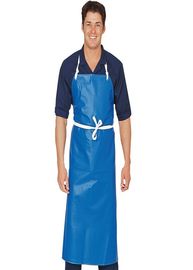 Celemek Pakai Pakai Lengan Panjang Tahan Minyak Ringan Warna Biru Penolak Asam pemasok