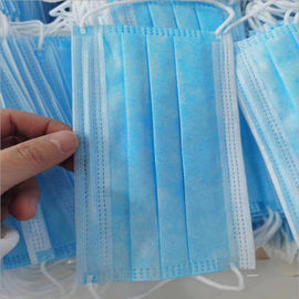 Masker Wajah Non Woven Nyaman Sekali Pakai, Masker Wajah Higienis Untuk Pekerja pemasok