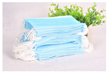 Masker Sekali Pakai Lembut Penyaringan Tinggi Non Iritasi Non Woven Masker Mulut pemasok