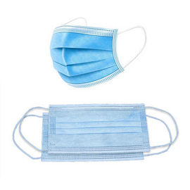 Masker Wajah Anti-Sekali Pakai Pengait Telinga Non Iritasi Non Woven pemasok