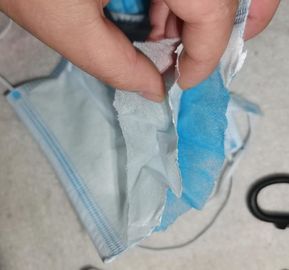 Masker Breathability Breathability Tinggi Sekali Pakai Berat 20 X 22 X 25g Untuk Lingkungan Kebersihan pemasok