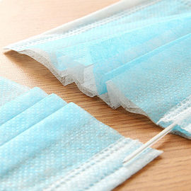 Comforable Earloop Face Mask 3 Ply Protection Dengan Nosepiece Yang Dapat Disesuaikan pemasok
