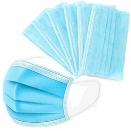 Masker Wajah Sekali Pakai Yang Ramah Kulit Untuk Menyaring Serbuk Sari / Debu / Bakteri pemasok