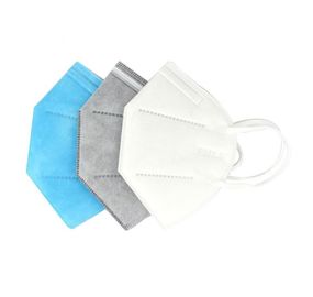 Lipat Respirator 3D Perlindungan Mulut Masker FFP2 Tahan Debu Masker Dengan Pengait Telinga pemasok