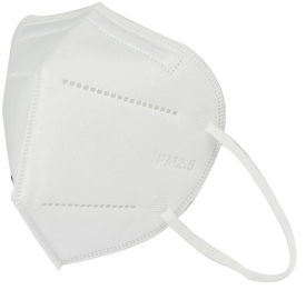 Lipat Respirator 3D Perlindungan Mulut Masker FFP2 Tahan Debu Masker Dengan Pengait Telinga pemasok