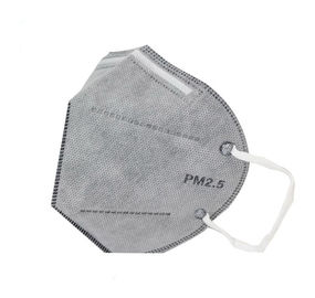 Vertikal Lipat Datar Lipat Masker FFP2 Non Woven Masker Anti Debu Sekali Pakai pemasok