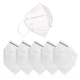 Topeng Tahan Lama Dilipat FFP2 Masker Non Woven Outer Layer Logo Anti Virus Disesuaikan pemasok