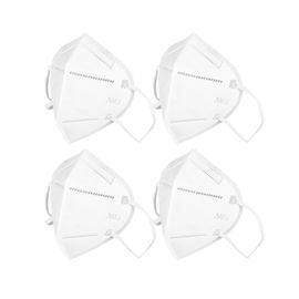 Topeng Tahan Lama Dilipat FFP2 Masker Non Woven Outer Layer Logo Anti Virus Disesuaikan pemasok