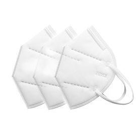 Topeng Tahan Lama Dilipat FFP2 Masker Non Woven Outer Layer Logo Anti Virus Disesuaikan pemasok