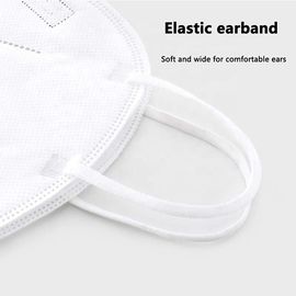 Masker Wajah Anti Polusi Lipat 3D KN95, Masker Keselamatan Filter Udara 4-Lapisan pemasok