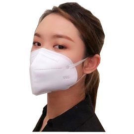 Masker Respirator FFP2 yang Nyaman, Vertikal Lipat, Antivirus, N95 Masker Sekali Pakai pemasok