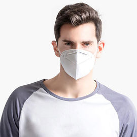 Debu Bukti Lipat Masker FFP2 Non Woven Masker Wajah Sekali Pakai Dengan Penutup Telinga Elastis pemasok