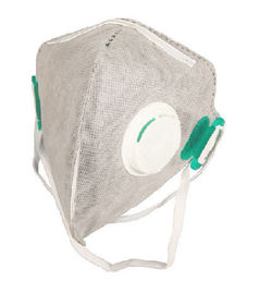 4 Lapisan Masker Respirator FFP2 Warna Abu-abu Non Merangsang Dengan Karbon Aktif pemasok