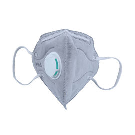 Masker Pelindung Kesehatan Lipat Berwarna Masker Debu FFP2 Dengan Katup Anti Polusi pemasok