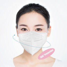 Masker Telinga Memakai FFP2 Lipat, Masker Pelindung Sekali Pakai, 4 Lapisan Perlindungan pemasok