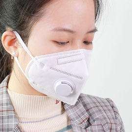 Masker Pelindung Kesehatan N95 Masker Sekali Pakai Vertikal Lipat Berwarna FFP2 pemasok