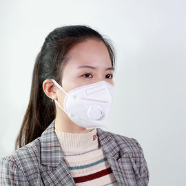 Masker Pelindung Kesehatan N95 Masker Sekali Pakai Vertikal Lipat Berwarna FFP2 pemasok