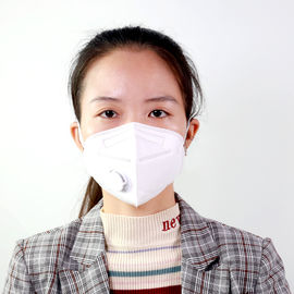 Masker Pelindung Kesehatan N95 Masker Sekali Pakai Vertikal Lipat Berwarna FFP2 pemasok