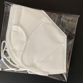 PM 2.5 Perlindungan Lipat Masker FFP2 Warna Putih Lipat Ffp2 KN95 Masker pemasok