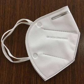 PM 2.5 Perlindungan Lipat Masker FFP2 Warna Putih Lipat Ffp2 KN95 Masker pemasok