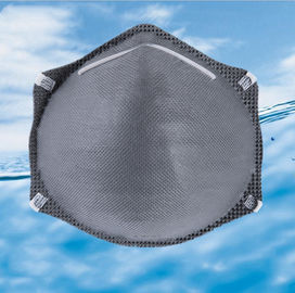 Respirator Filter Karbon FFP2 sekali pakai, Masker Debu Sekali Pakai 4 ply pemasok
