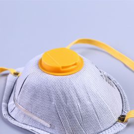 Piala Bernapas Masker FFP2 Masker Anti Debu Pelindung Wajah Dengan Memakai Kepala pemasok